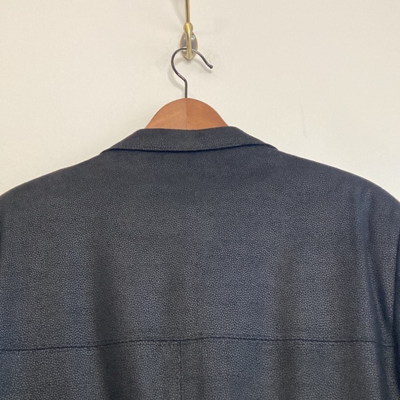 Coppley Sport Coat Mens 40R Black Faux Suede Velvet Blazer Bachelor Party Vegas - Picture 5 of 15